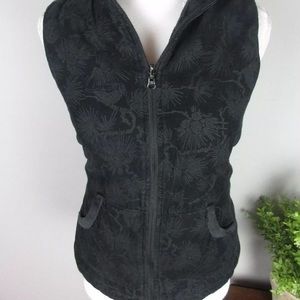 Columbia reversible black vest medium